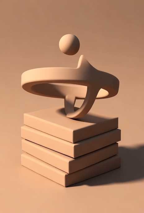 Preview image for the Quiet Power gyroscope video, representing balance, disciplined structure, and stability.