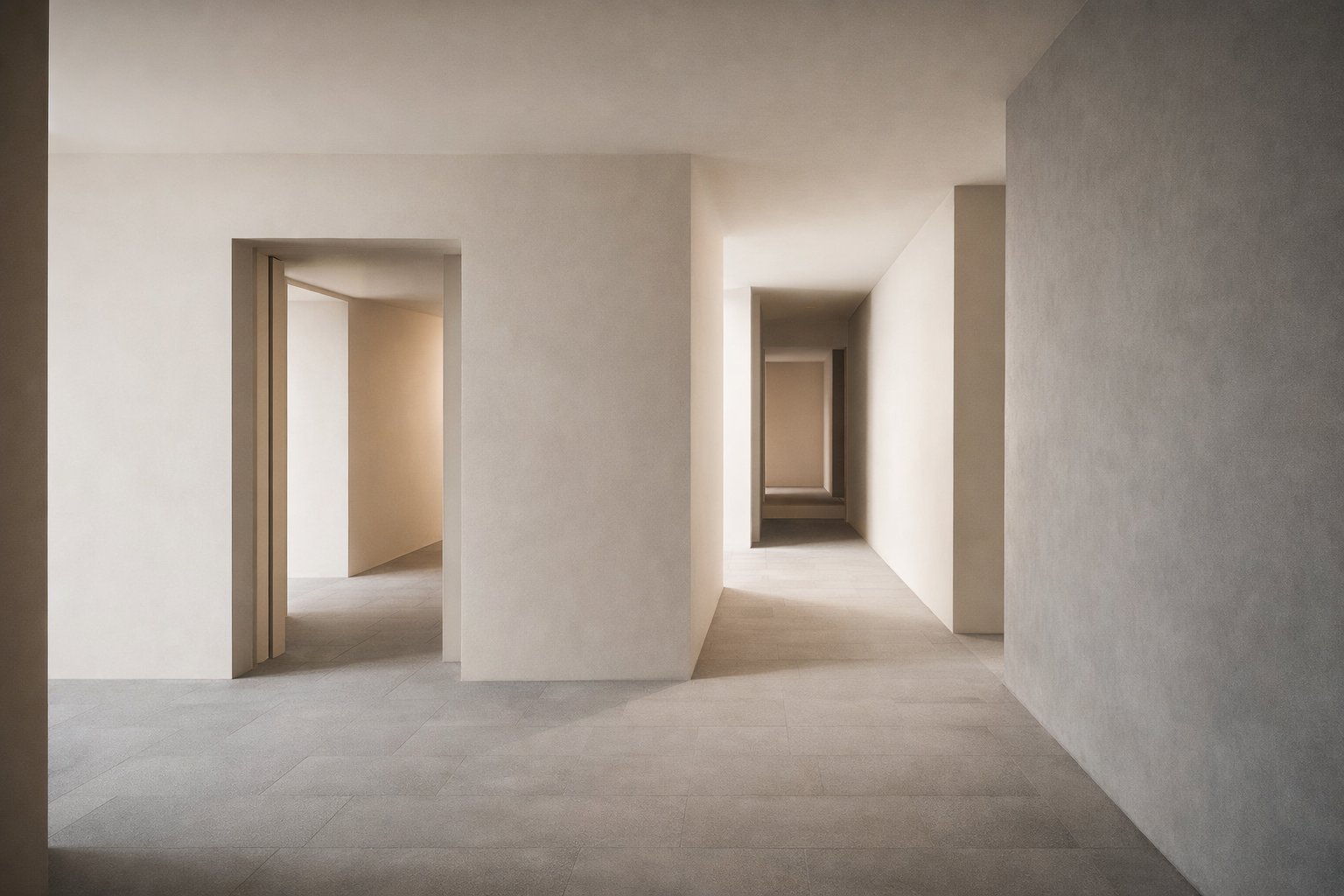 Questionable system design illustrated through minimalist architectural structure with visible and contestable decision pathways