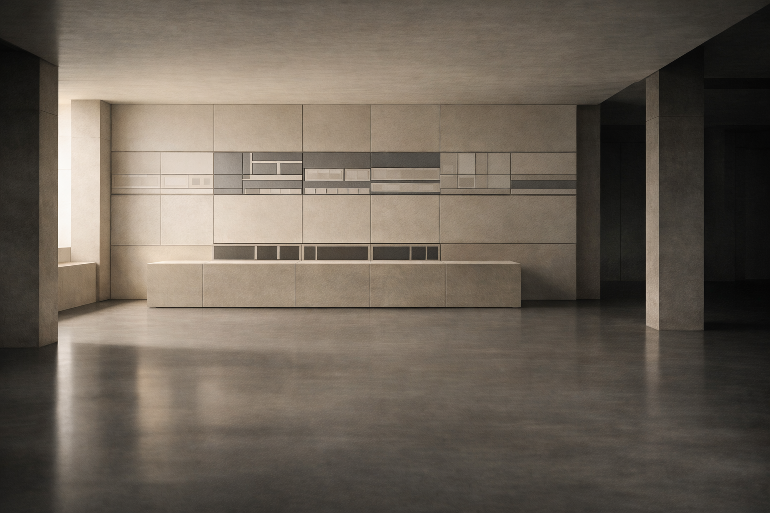 Dashboard bias illustrated through architectural structure emphasizing visible control while obscuring critical supports.