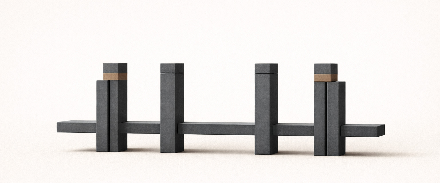 Minimalist editorial illustration showing institutional trust built through repeatable governance systems and consistent accountability