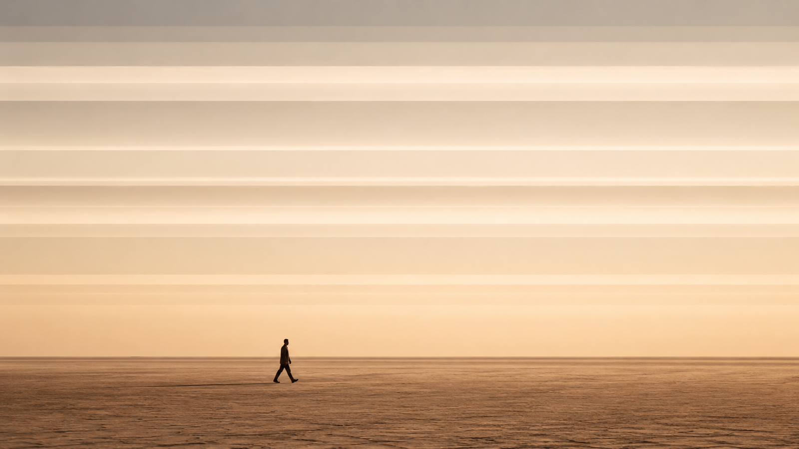 Minimalist atmospheric illustration representing living with the forecast through balanced internal conditions, emotional awareness, and quiet stability.