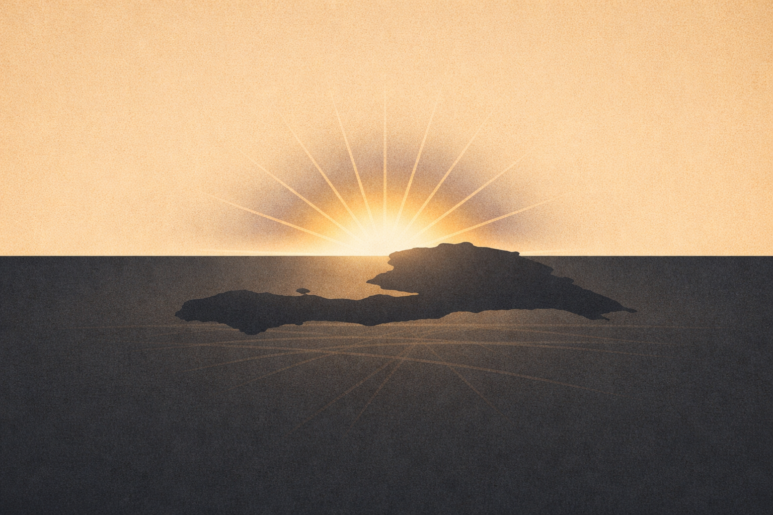 Abstract illustration symbolizing Haiti as the first Black nation to gain independence in 1804