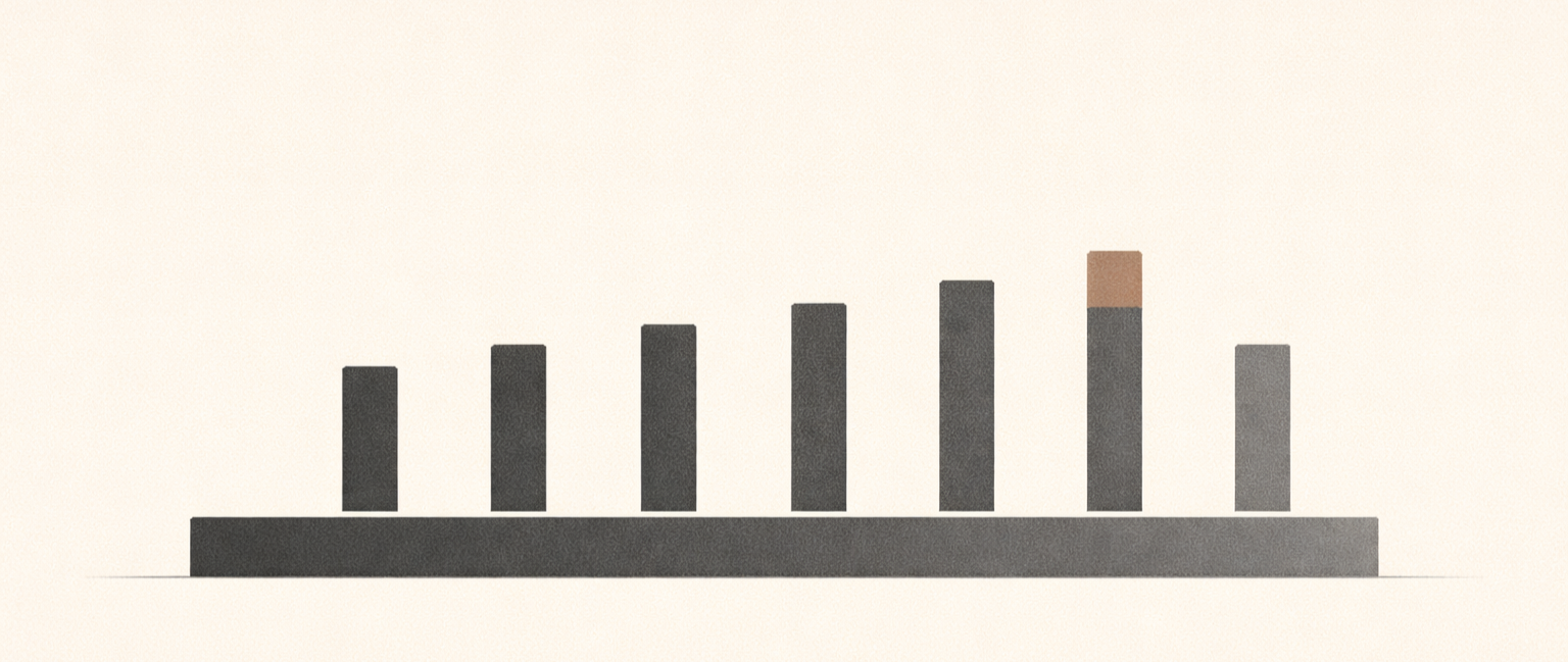 Institutional durability hub: minimalist architectural modules aligned as a complete system