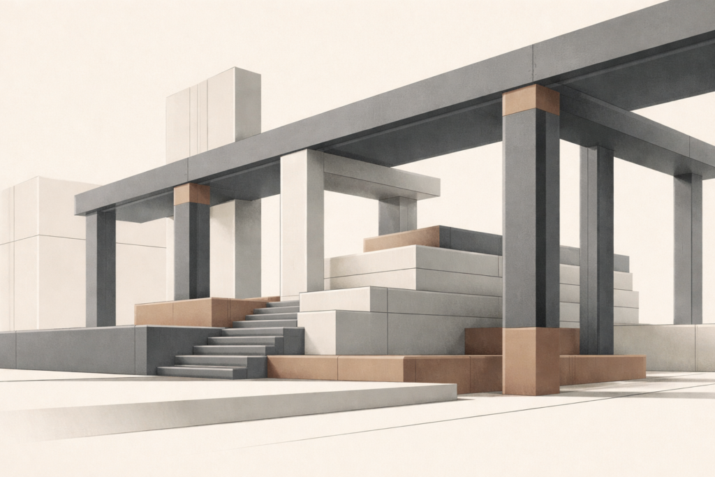 Systems and structure that preserve orientation in a fast-moving world