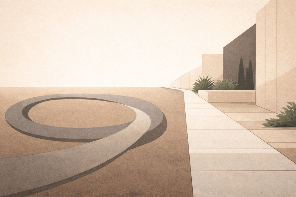 The cost of overthinking shown as a circular loop with a clear exit path, representing discernment breaking free from analysis paralysis