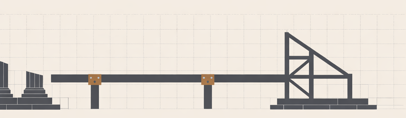 Architectural illustration representing black conservatism in America as tension between constitutional foundations and modern individual agency