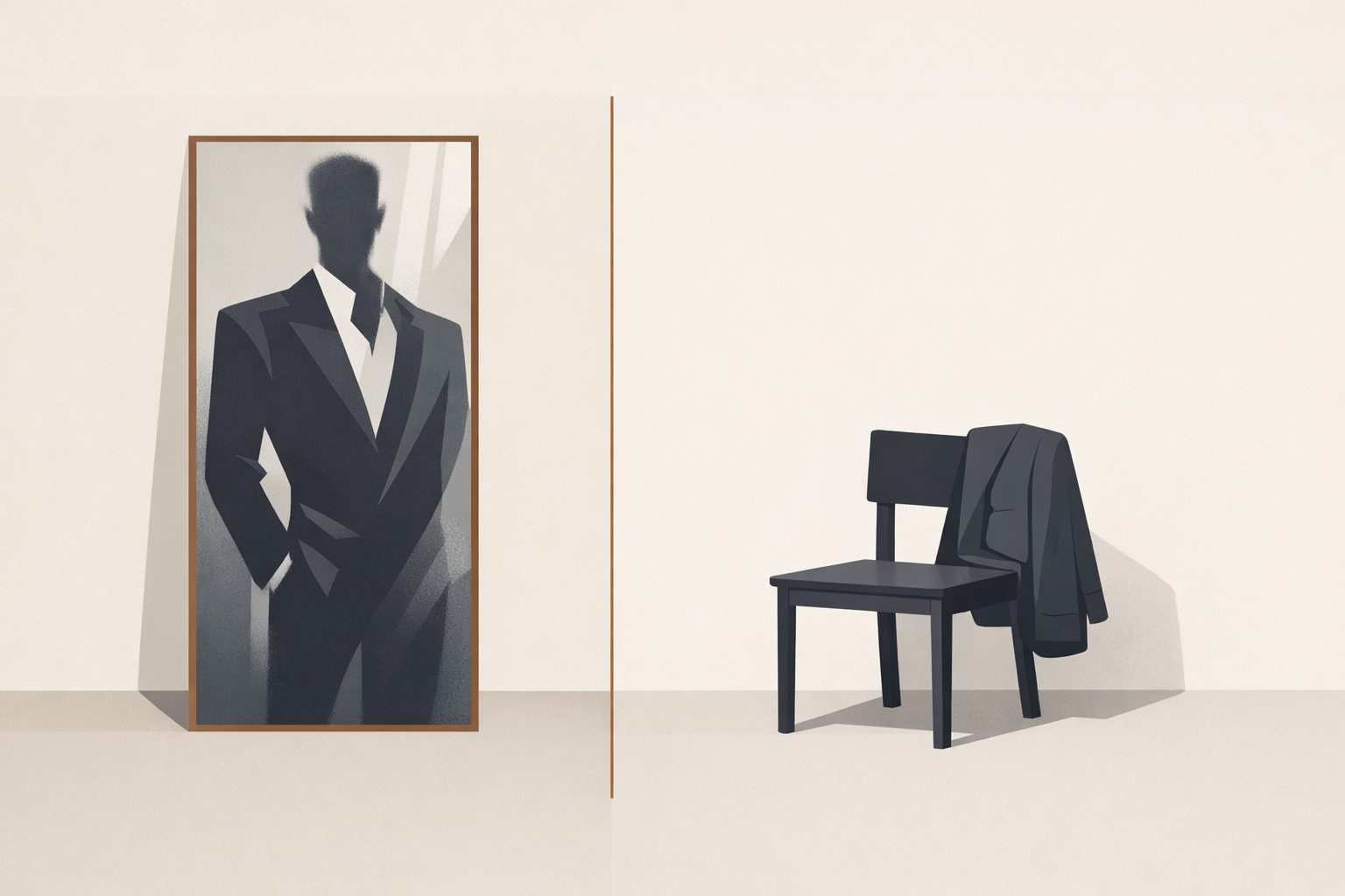 Minimalist illustration contrasting performance versus structure in date preparation