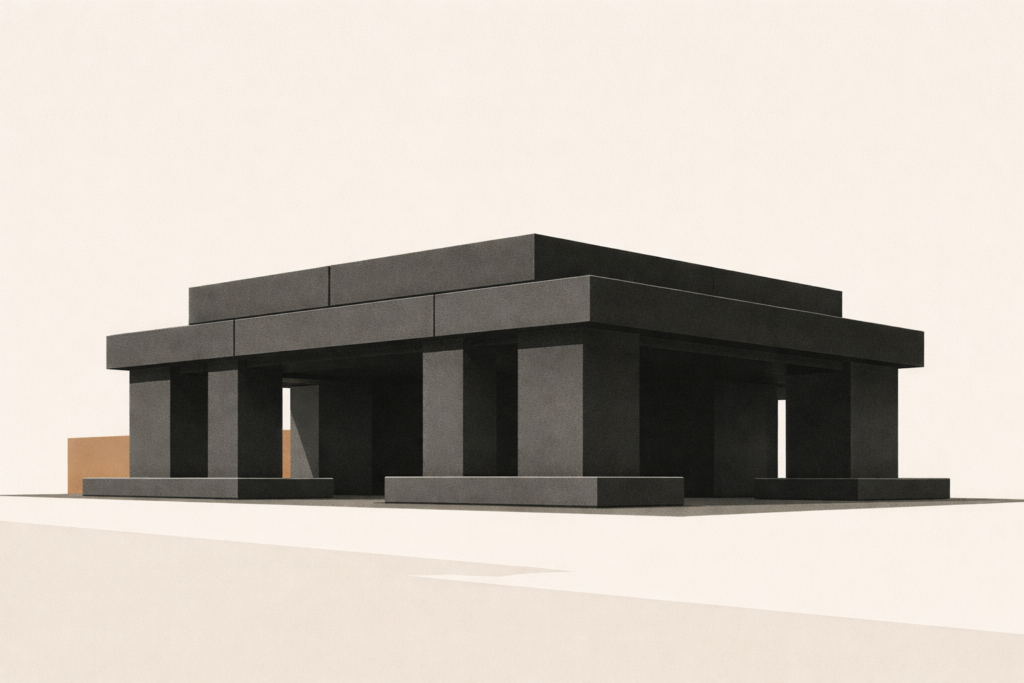 Discipline produces gravity through structure and weight-bearing systems