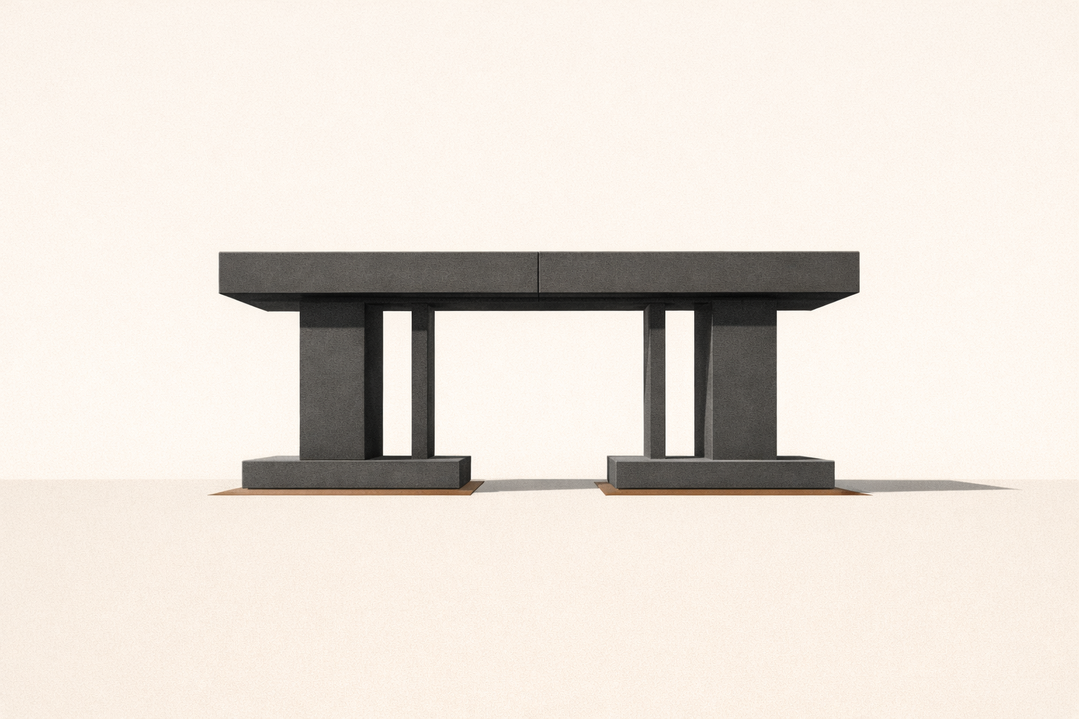 Stillness is not passivity shown through a balanced minimalist architectural structure