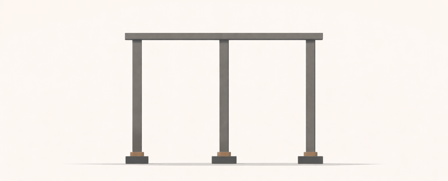 Black voter realignment 2026 institutional test framework showing three structural beams connected by a horizontal support representing protection, provision, and legitimacy tests