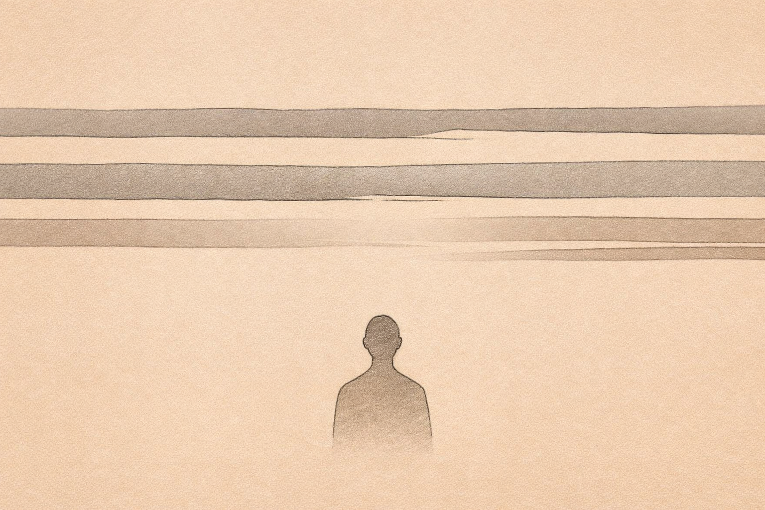 Minimalist illustration representing recovery vs avoidance through subtle atmospheric imbalance