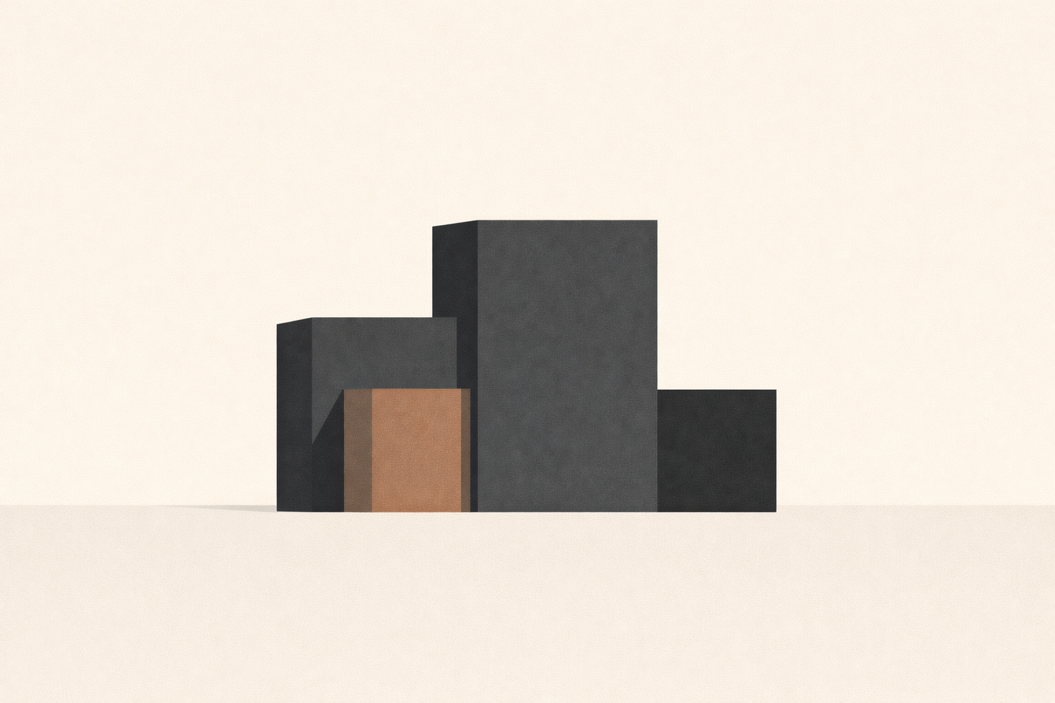 Why loud men rarely lead: minimalist architectural form representing quiet leadership through restraint and proportion.