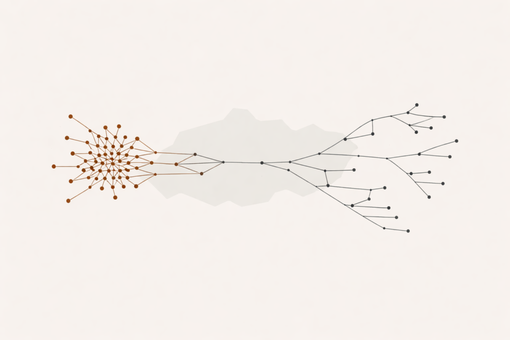 What causes migration diagram showing economic pressure, policy pathways, and system-driven movement