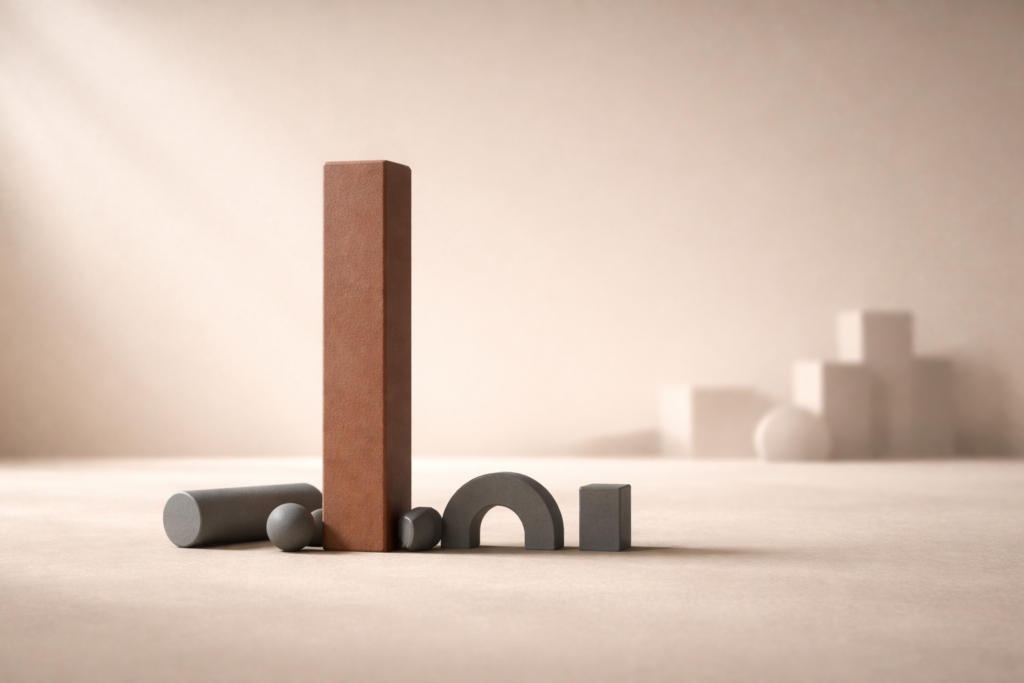 Structural beam symbolizing nervous system stability and cortisol regulation.