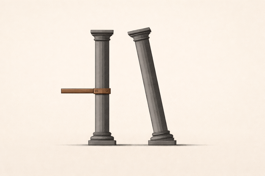 Simp vs good man illustration showing disciplined masculine self-respect contrasted with validation-seeking behavior.