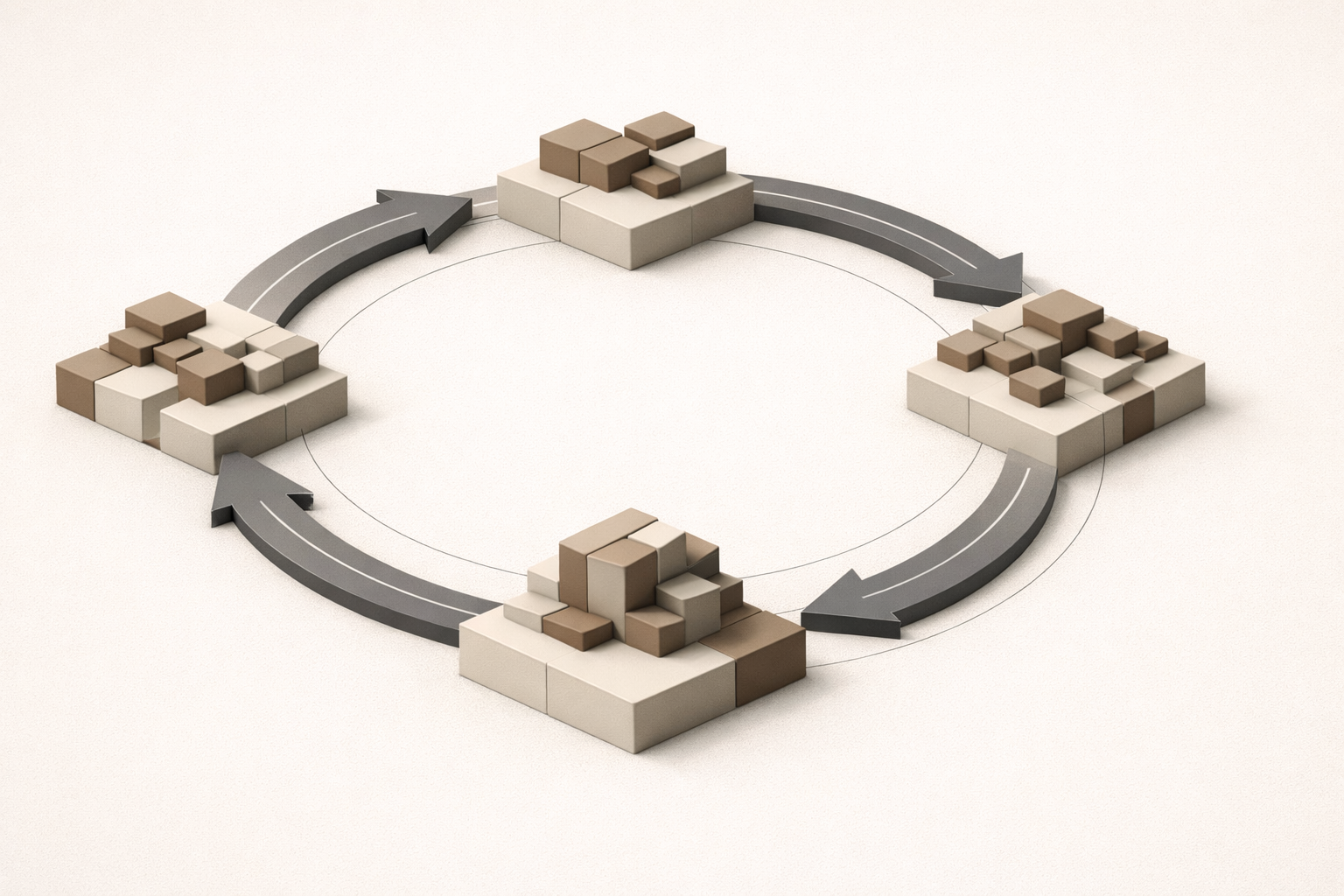 why systems fail structural loop showing policy fragmentation scarcity and incentives