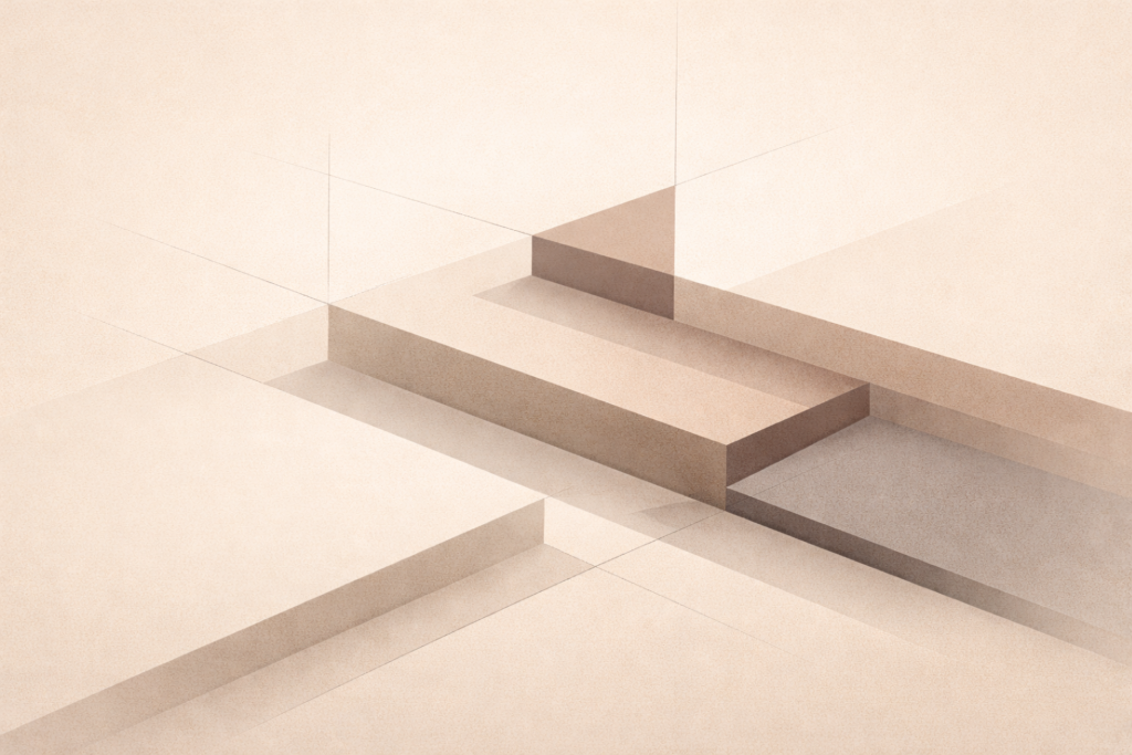 Building better judgment through discernment, shown as layered perspectives forming clear alignment