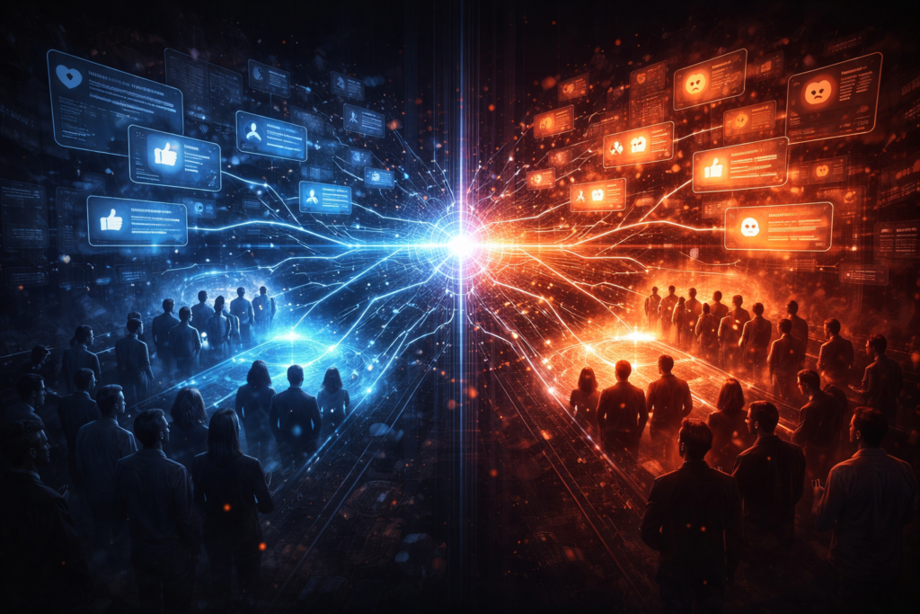 algorithms and cultural polarization shaping online discussions