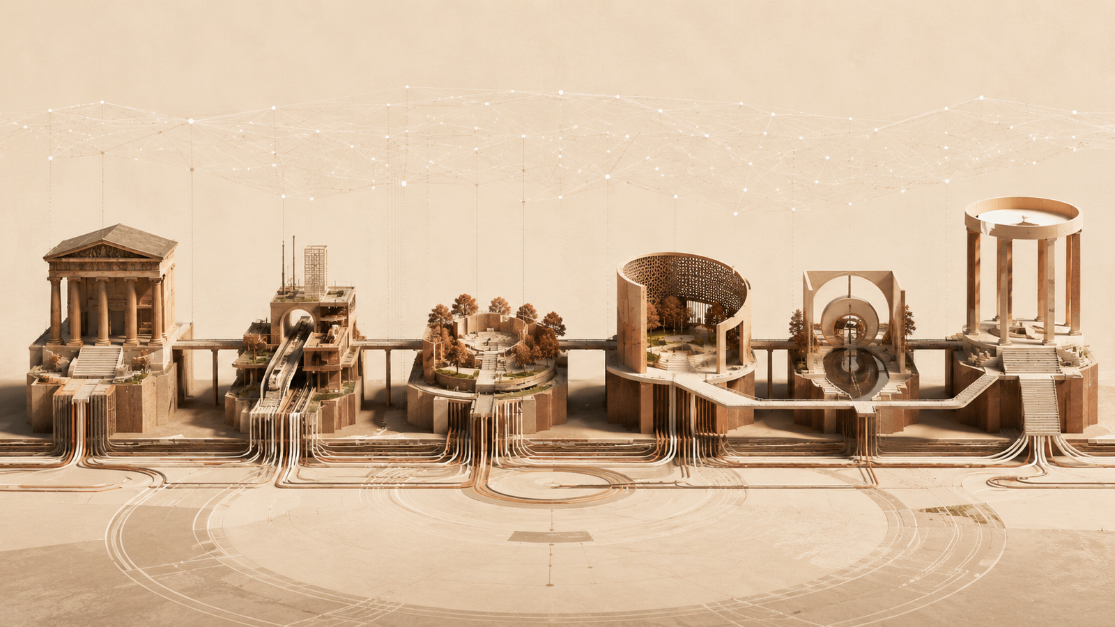 Who Governs the Data framework showing governance, infrastructure, community, culture, psychology, and human agency.