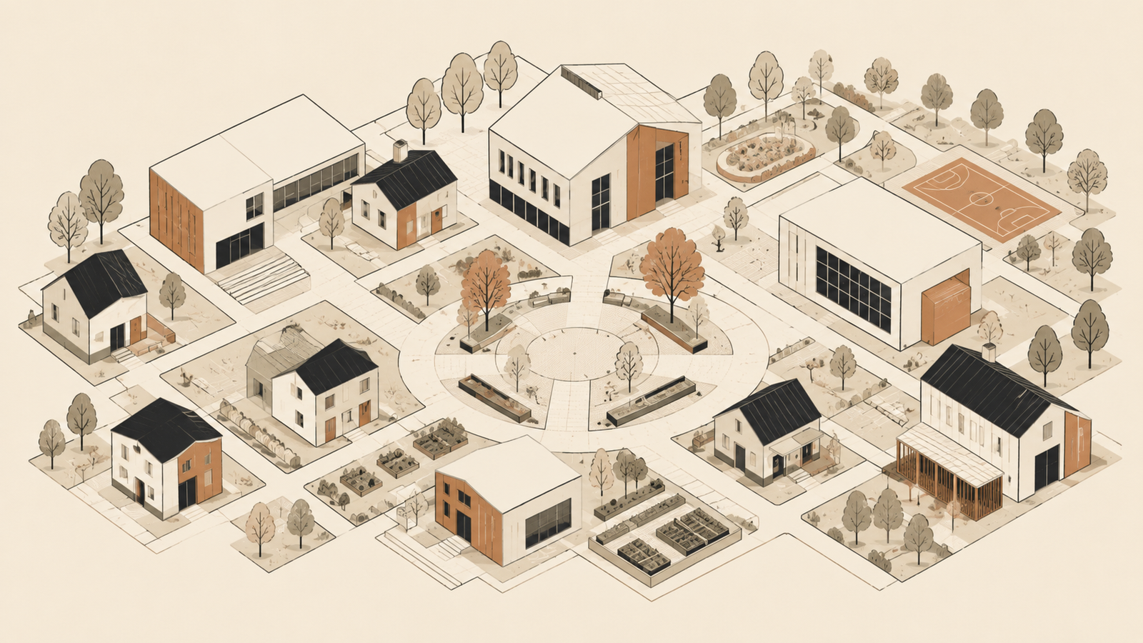 Communities are built before they are governed through shared participation, civic trust, and community stewardship.