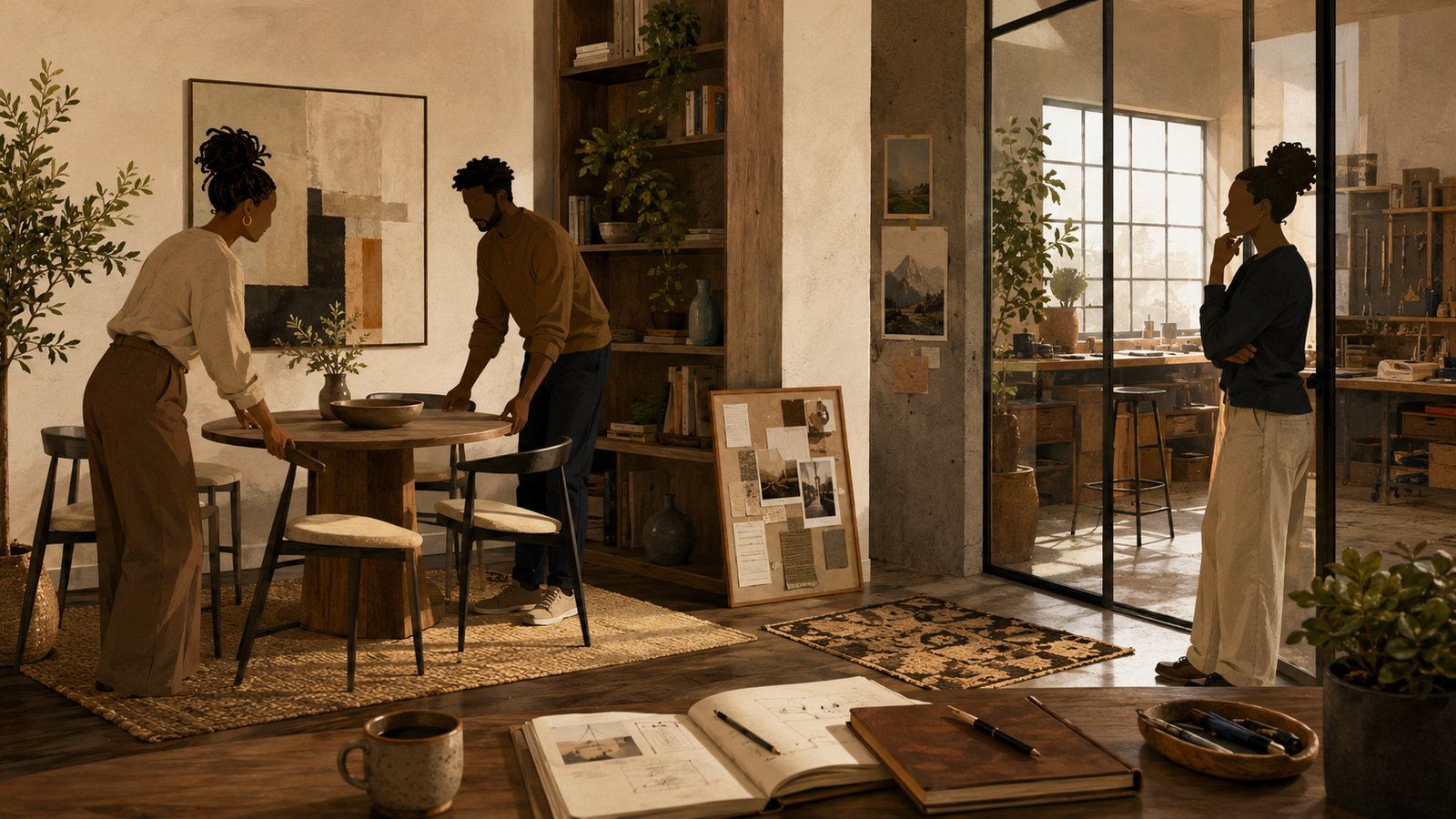 Black adults in a shared living environment illustrate the difference between adjustable relationship conflict and a deeper structural incompatibility.