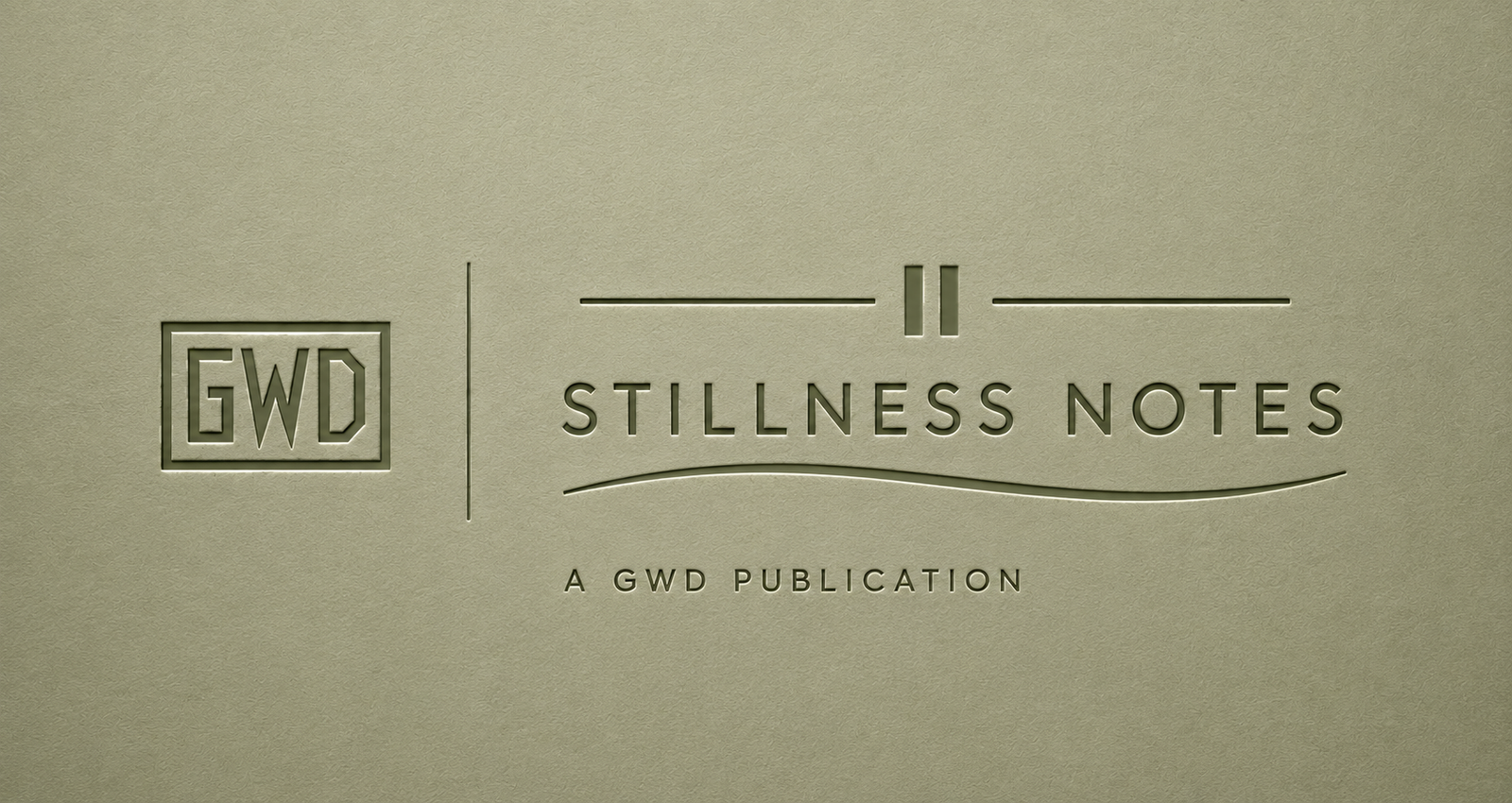 Stillness Notes closing banner for a Groundwork Daily article about attention and focus.