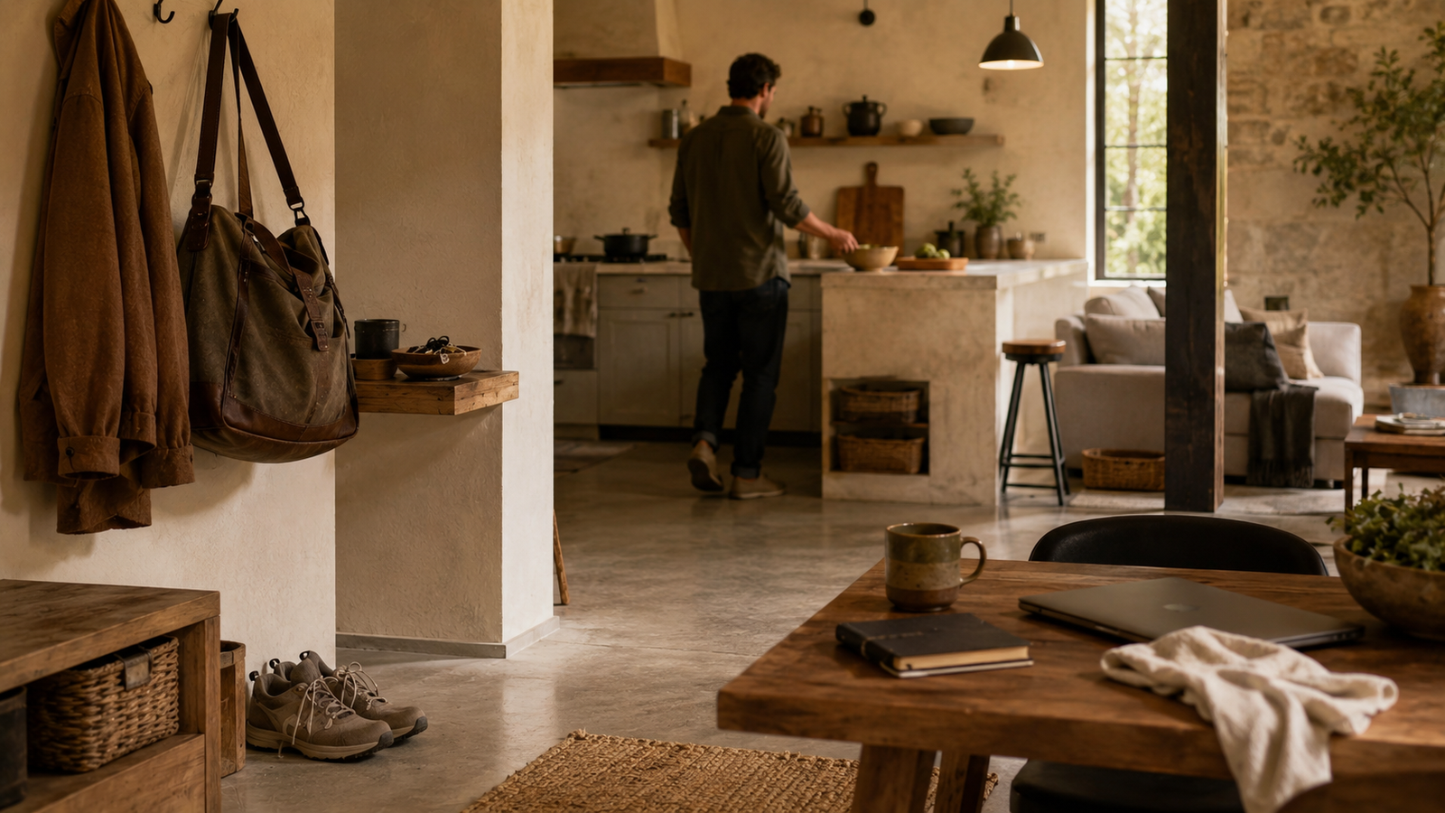 A lived-in home with familiar routines and useful structures representing The Daily Build series from Groundwork Daily.