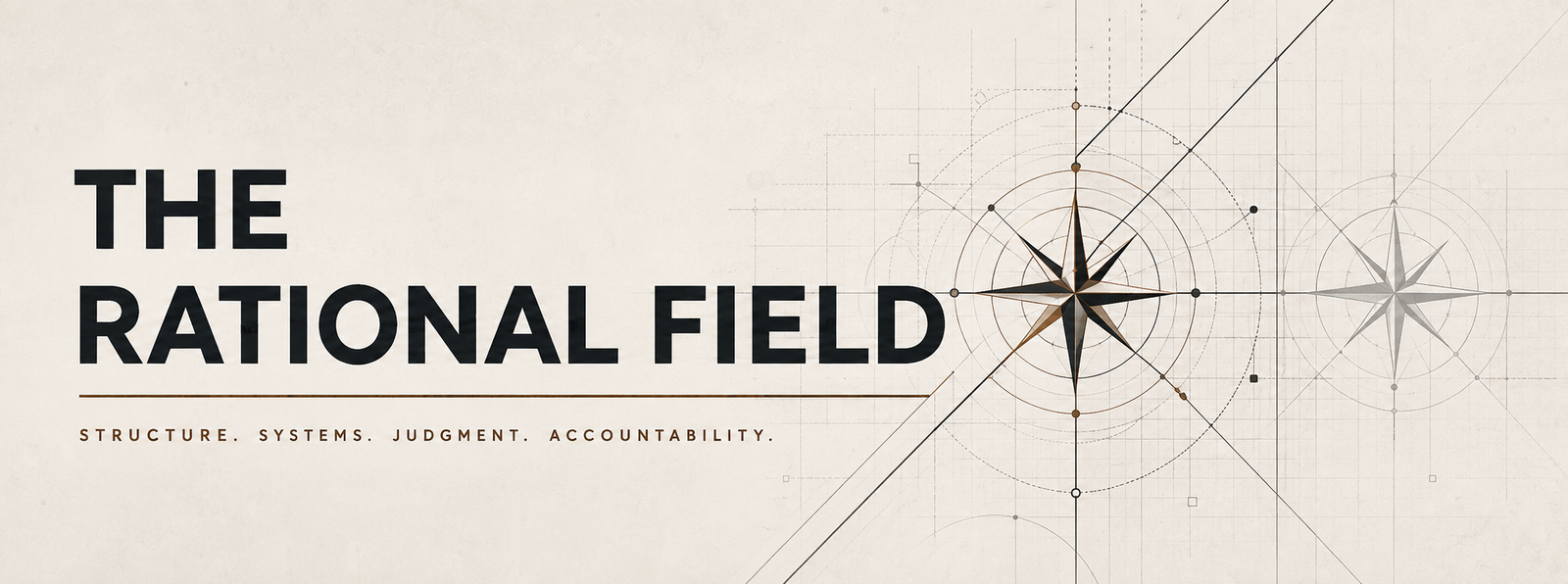 The Rational Field, a Groundwork Daily series examining structure, systems, judgment and accountability.