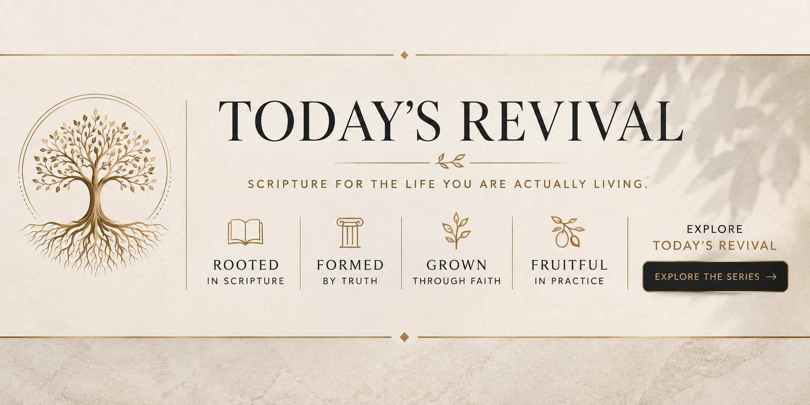 Continue exploring Today's Revival, Groundwork Daily's Scripture-centered series for faith in ordinary life.